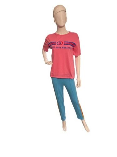 GUCCI Girls/ Ladies Blue Trousers Age 12 Years or UK 8/10 - V & G Luxe Boutique