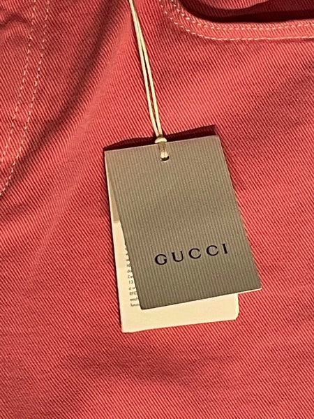 Gucci Girls Pink Ladies Logo Jeans Age 12 years or Small Ladies - V & G Luxe Boutique