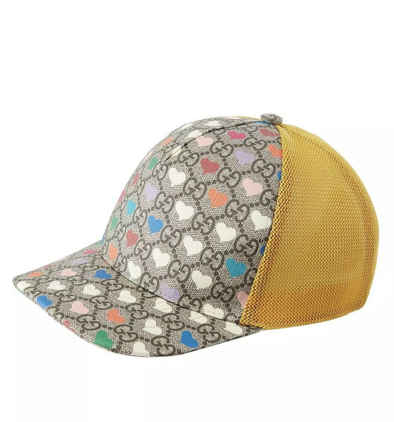 Gucci Heart Print GG Logo Baseball Cap - V & G Luxe Boutique
