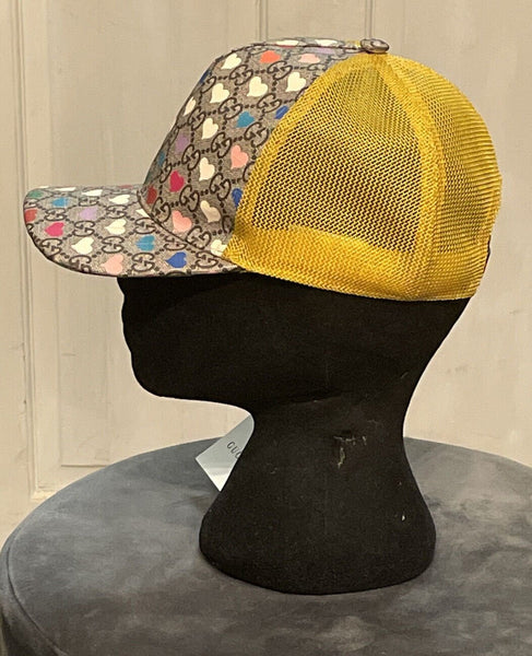 Gucci Heart Print GG Logo Baseball Cap - V & G Luxe Boutique