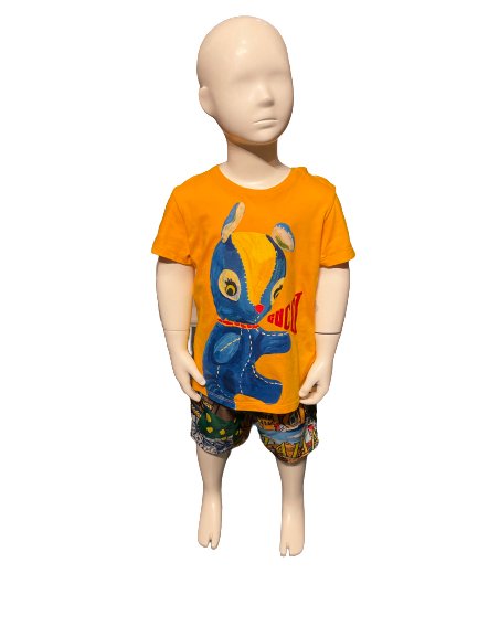 Gucci Kids Boys Yellow Animal Print T Shirt Top, Age 3 - V & G Luxe Boutique