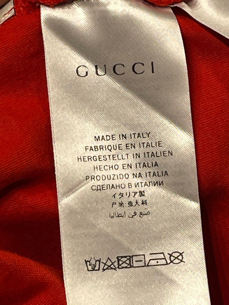Gucci Kids Red Lion Print/25 Boys T-Shirt Top, Age 3 - V & G Luxe Boutique