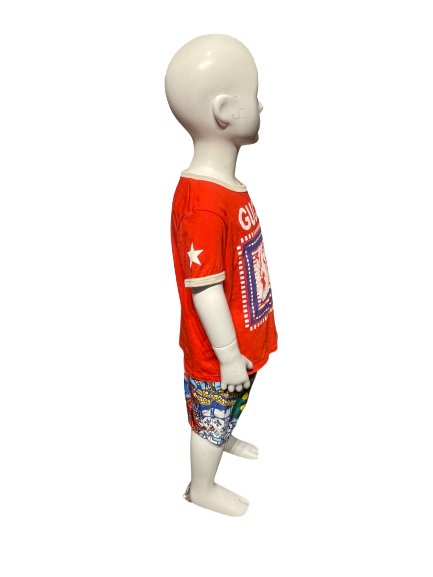 Gucci Kids Red Lion Print/25 Boys T-Shirt Top, Age 3 - V & G Luxe Boutique
