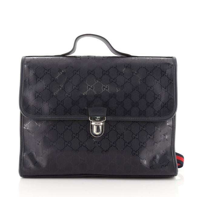 Gucci Navy Blue GG Monogram Unisex Backpack - V & G Luxe Boutique