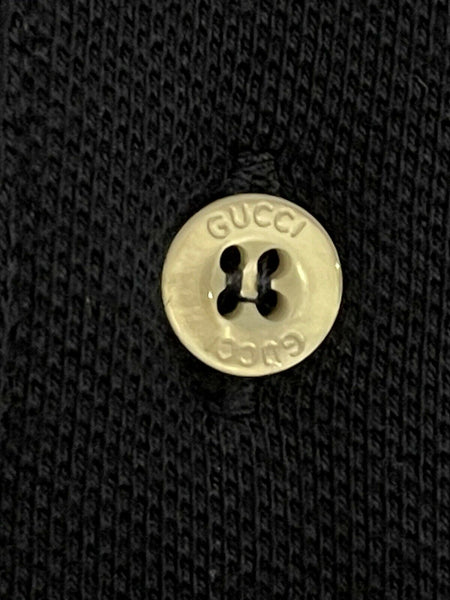 Gucci Navy Polo with GG embroidery Size Age 12 or Small Adult - V & G Luxe Boutique