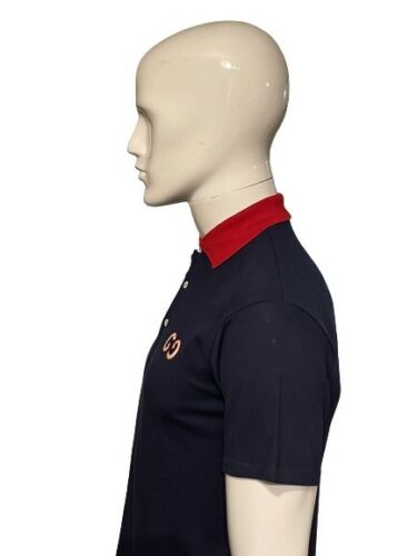 Gucci Navy Polo with GG embroidery Size Age 12 or Small Adult - V & G Luxe Boutique