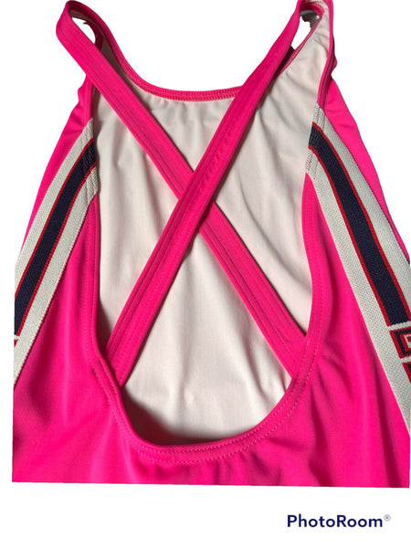 Gucci Pink Girls Logo Swimming Costume - V & G Luxe Boutique