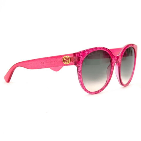 Gucci Pink Ladies Glittered Sunglasses - V & G Luxe Boutique