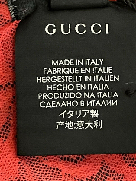 Gucci Red Floral Lace Tights Size Medium RRP £395 Sold Out Online - V & G Luxe Boutique