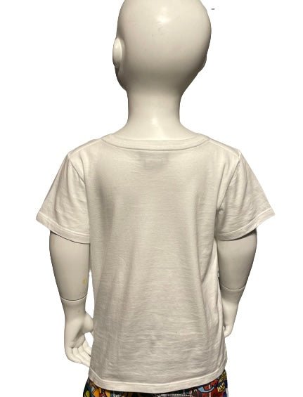 Gucci White Cotton Unisex T-shirt with Gucci GG Logo, Age 4 - V & G Luxe Boutique