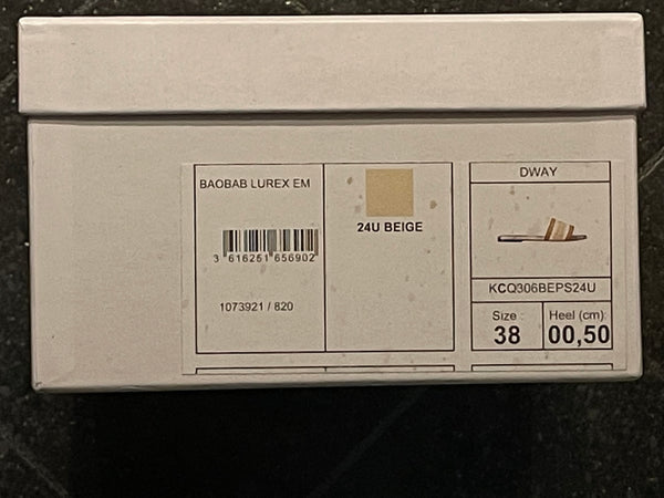 Dior Dway Beige Slides Size  EU 38