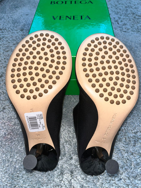 Bottega Veneta Black Dot Leather Mules