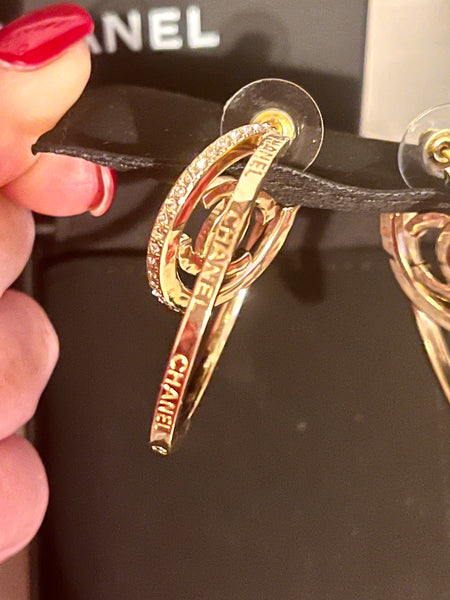 Chanel Hoop Earrings