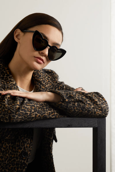 Saint Laurent Loulou heart-frame sunglasses