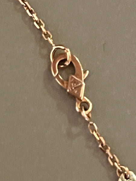 Van Cleef & Arpels Vintage Alahambra Onyx Necklace
