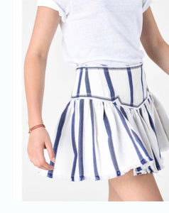 Isabel Marant Etoile Delia Striped Mini Skirt UK 8 - V & G Luxe Boutique