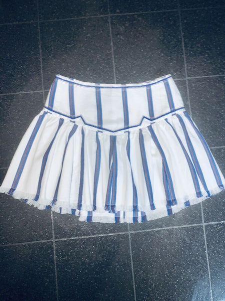 Isabel Marant Etoile Delia Striped Mini Skirt UK 8 - V & G Luxe Boutique