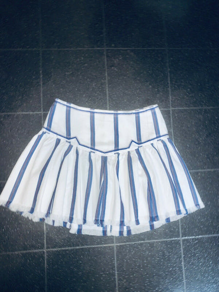 Isabel Marant Etoile Delia Striped Mini Skirt UK 8 - V & G Luxe Boutique