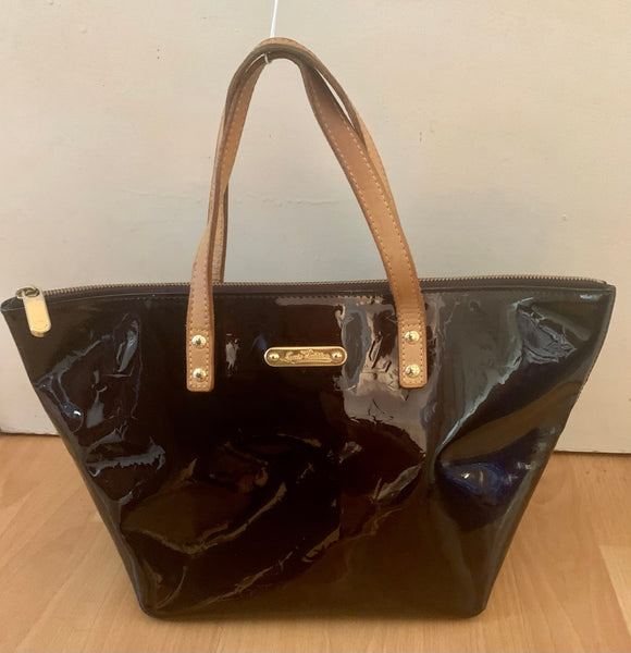 Louis Vuitton Amaranth Burgundy Leather Bellevue PM Shoulder Bag - V & G Luxe Boutique