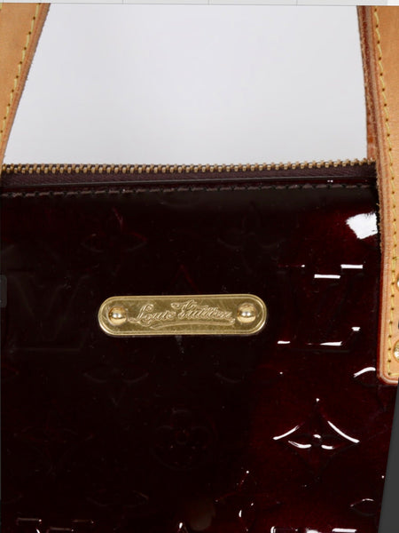 Louis Vuitton Amaranth Burgundy Leather Bellevue PM Shoulder Bag - V & G Luxe Boutique