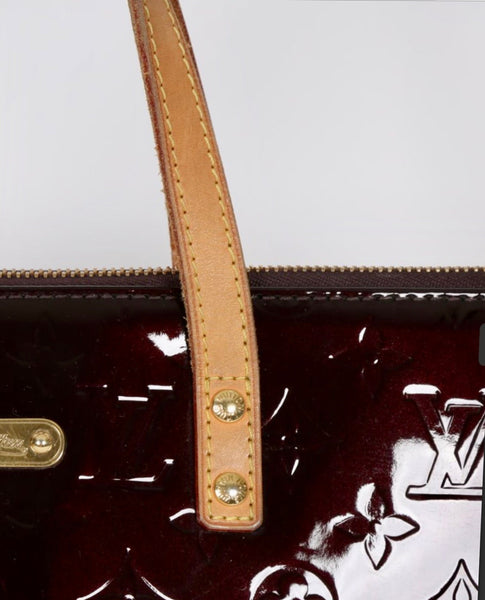 Louis Vuitton Amaranth Burgundy Leather Bellevue PM Shoulder Bag - V & G Luxe Boutique