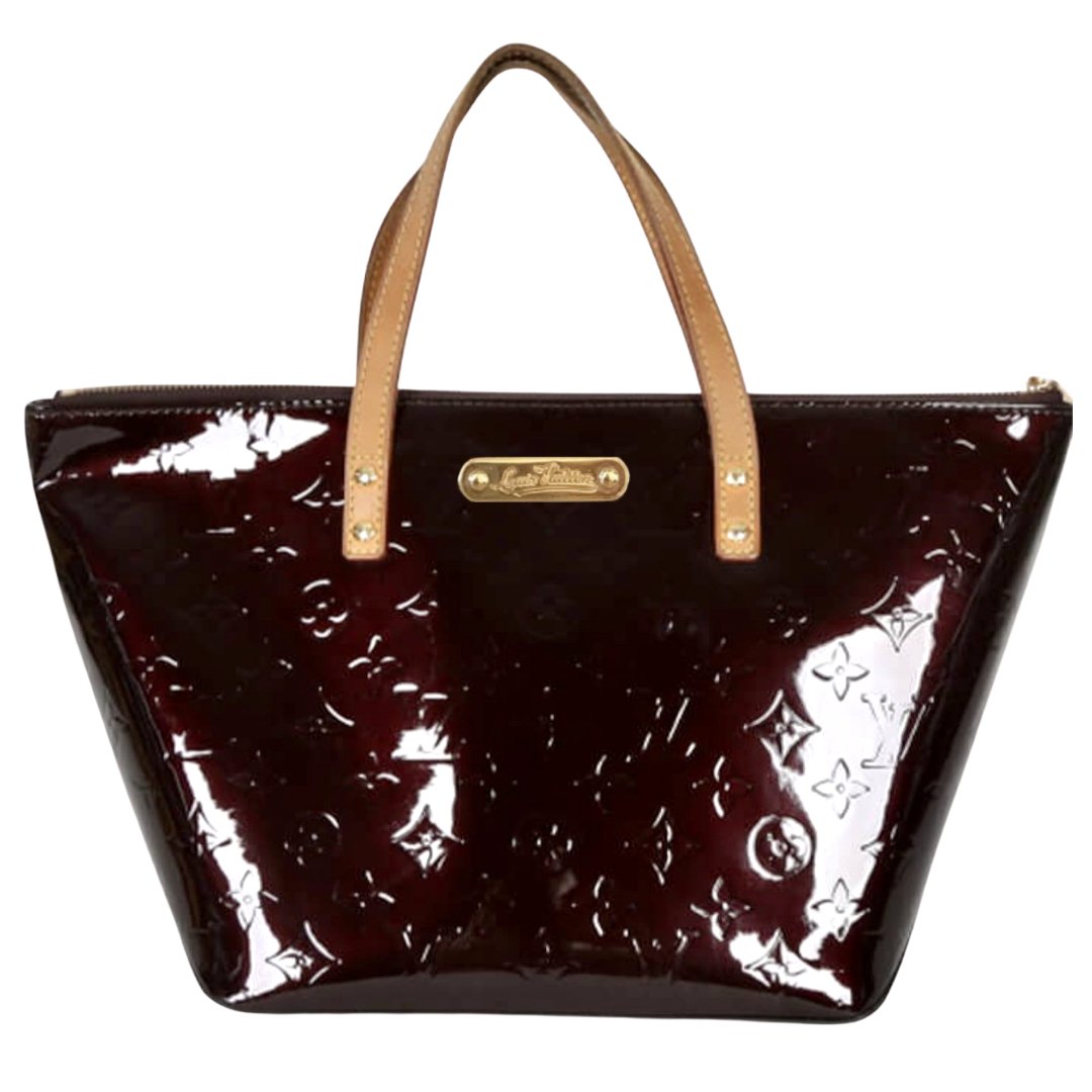 Louis Vuitton Amaranth Burgundy Leather Bellevue PM Shoulder Bag - V & G Luxe Boutique
