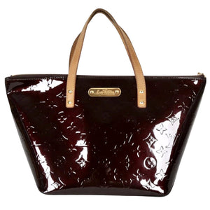 Louis Vuitton Amaranth Burgundy Leather Bellevue PM Shoulder Bag - V & G Luxe Boutique