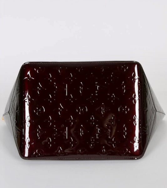 Louis Vuitton Amaranth Burgundy Leather Bellevue PM Shoulder Bag - V & G Luxe Boutique