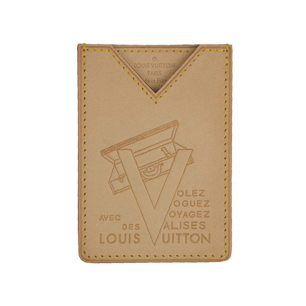 Louis Vuitton Limited Edition Vachetta Leather Card Holder