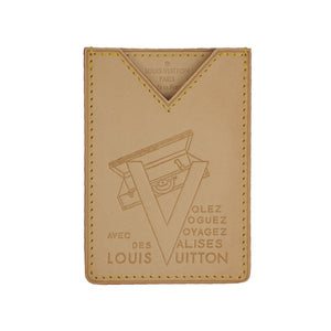 Louis Vuitton Brand New Limited Edition Leather Card Holder – V