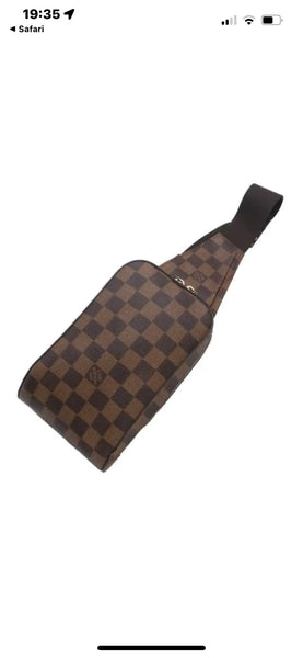 Louis Vuitton Damier Ebene Geronimos Crossbody Bag RRP £1950 - V & G Luxe Boutique