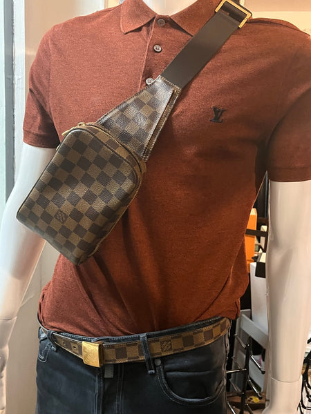 Louis Vuitton Damier Ebene Geronimos Crossbody Bag RRP £1950 - V & G Luxe Boutique