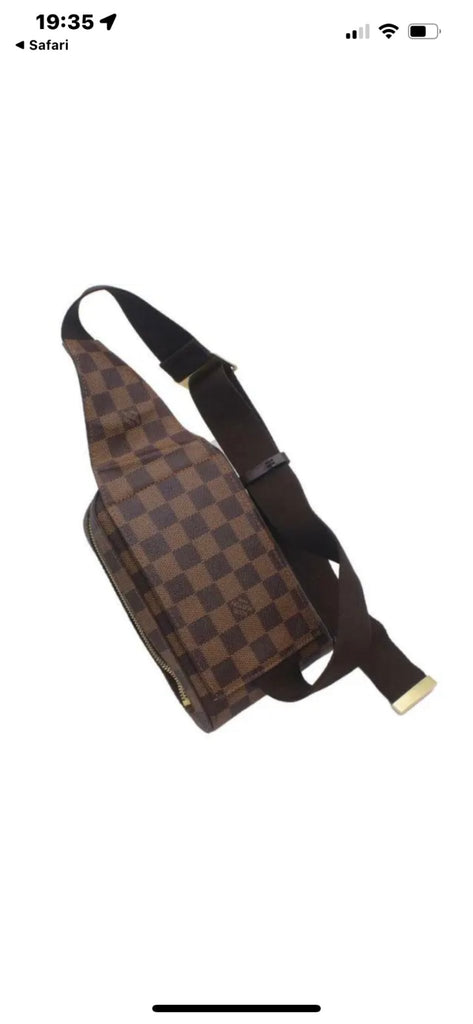 Shop LV Checkered Crossbody Bag