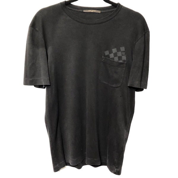 Louis Vuitton Men's Black Damier Pocket T-Shirt, Size S (Small) - V & G Luxe Boutique
