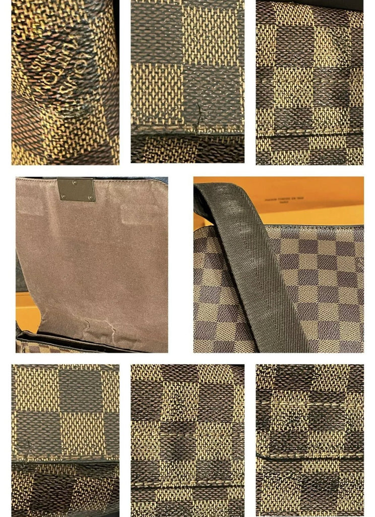 Louis Vuitton Men's Damier Ebene District PM Shoulder Bag – V & G