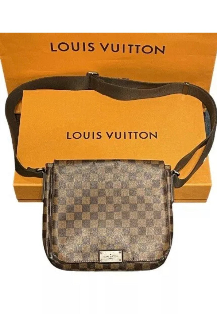 Louis Vuitton Damier Ebene Canvas District Pm in Brown for Men