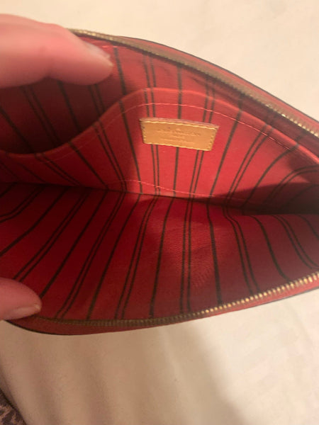 Louis Vuitton MM Monogram Wristlet Classic Print Clutch Bag - V & G Luxe Boutique