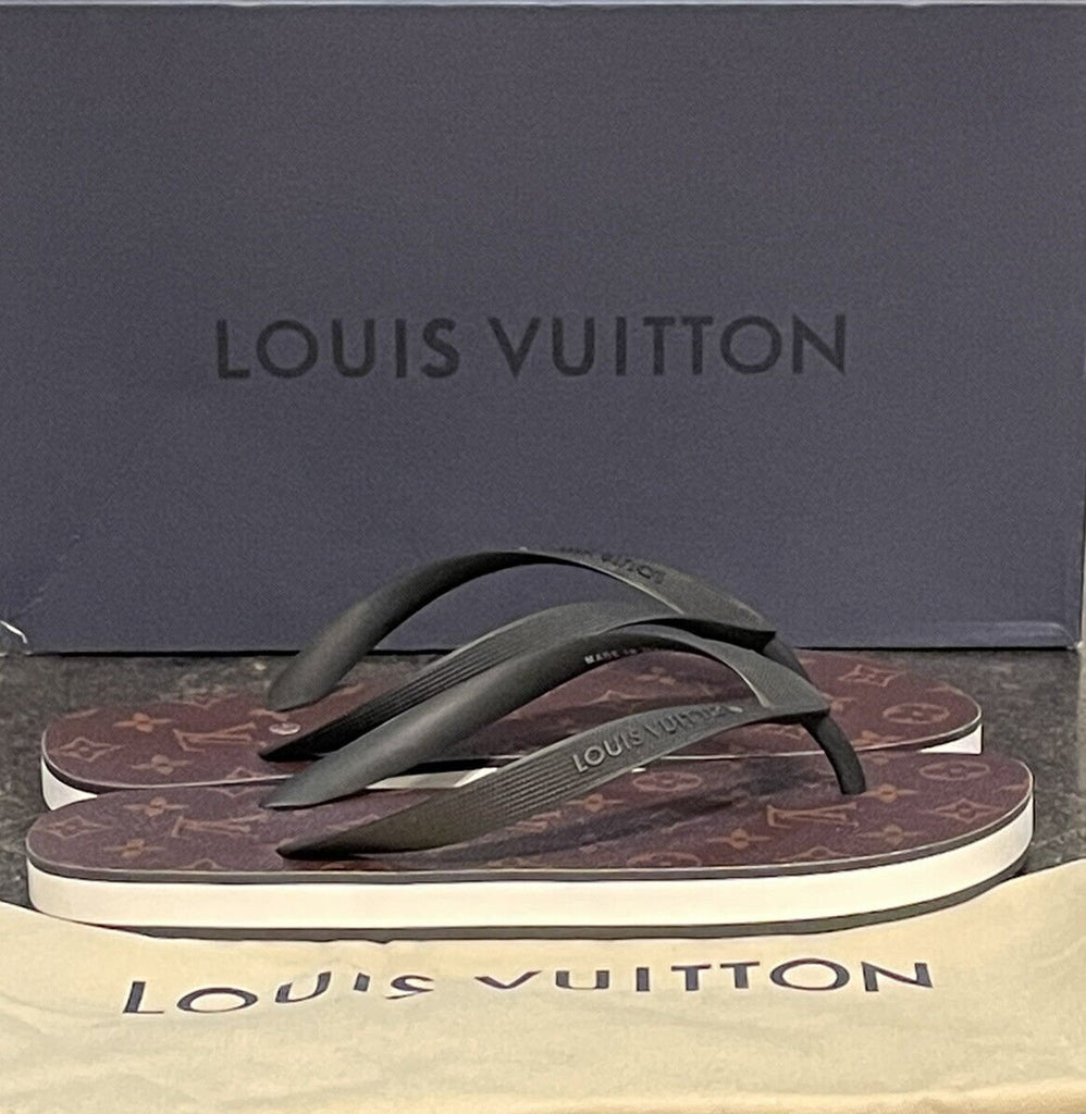 Louis Vuitton Monogram Molitor Unisex Flip Flops – V & G Luxe Boutique