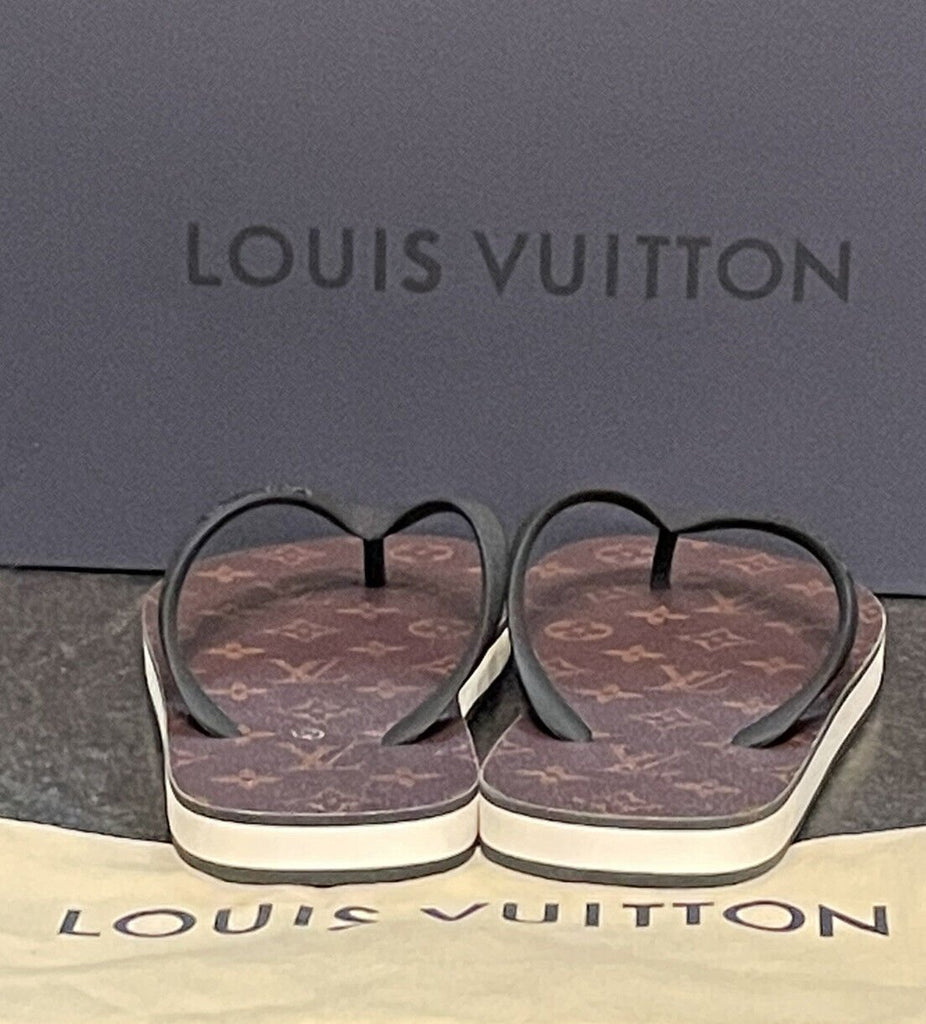 Molitor sandals Louis Vuitton Navy size 41.5 EU in Polyester - 31082187