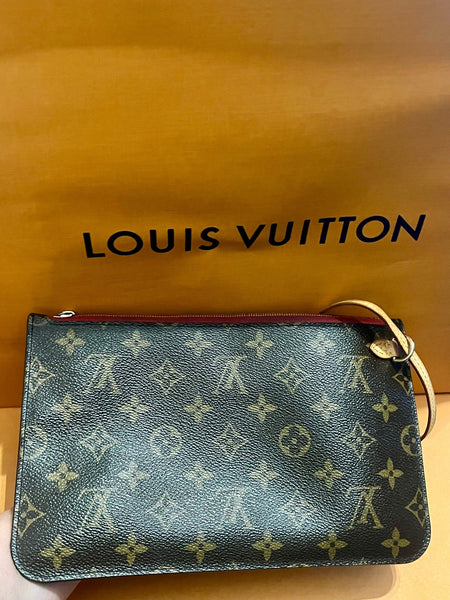 Louis Vuitton Monogram Wristlet Classic Print Clutch Bag - V & G Luxe Boutique