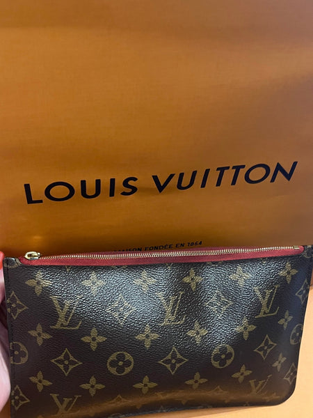 Louis Vuitton Monogram Wristlet Classic Print Clutch Bag - V & G Luxe Boutique