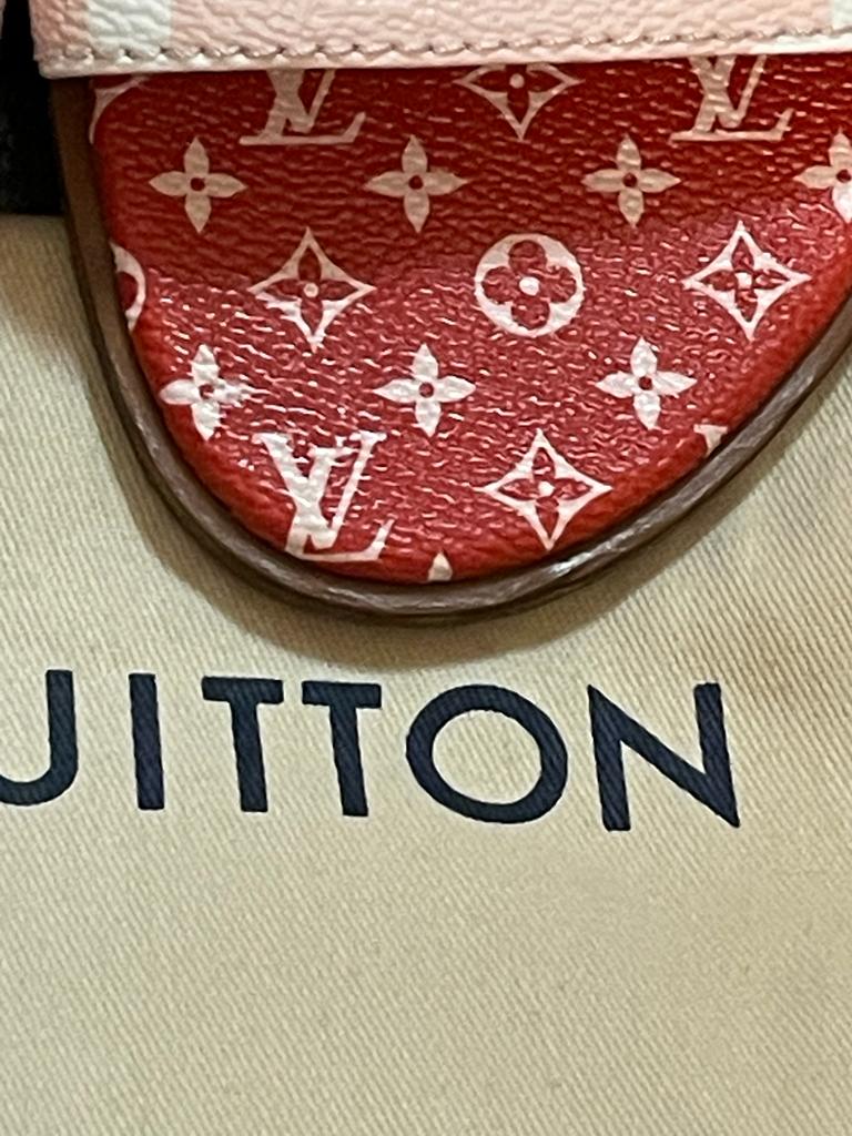 Louis Vuitton Pink Lock it Monogram Sandals – V & G Luxe Boutique