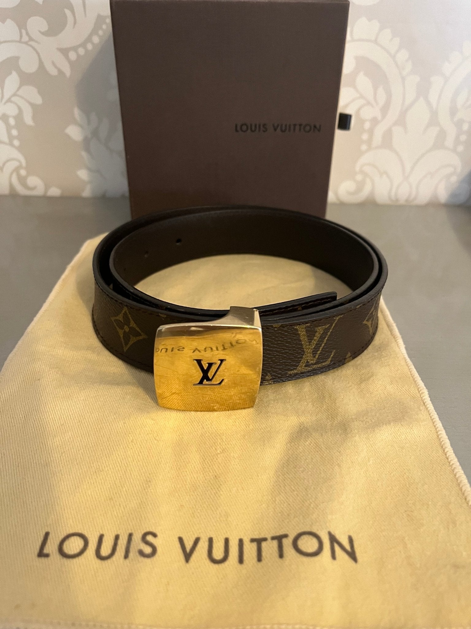 Louis Vuitton Monogram Buckle Belt