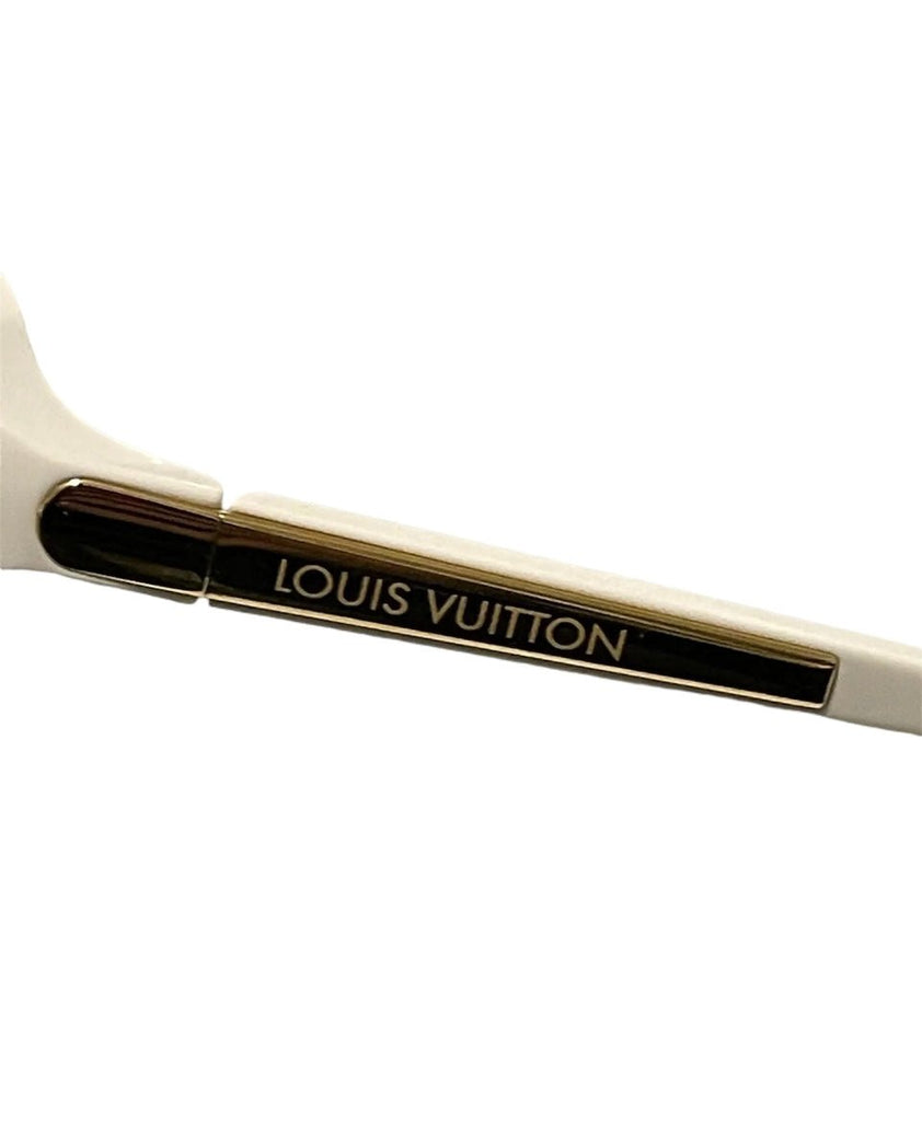 LOUIS VUITTON Evidence Sunglasses Z0240W White 154182