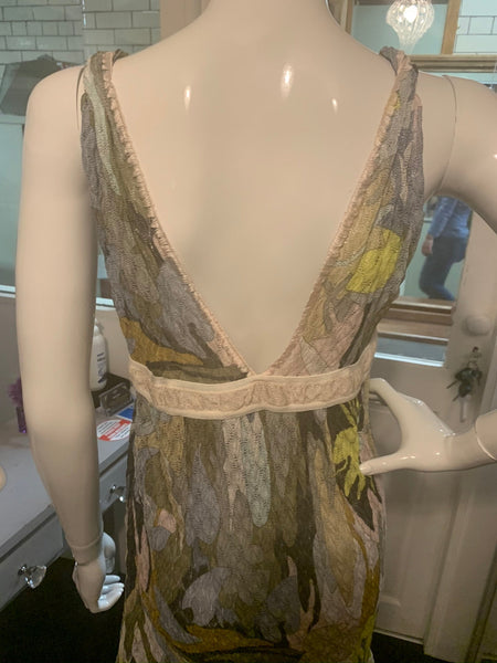 Missoni Multicoloured Green Iconic Knit Dress, UK Size 12 - V & G Luxe Boutique