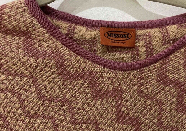 Missoni Multicoloured Orange Zig Zag Women’s Poncho Tunic Top One Size - V & G Luxe Boutique