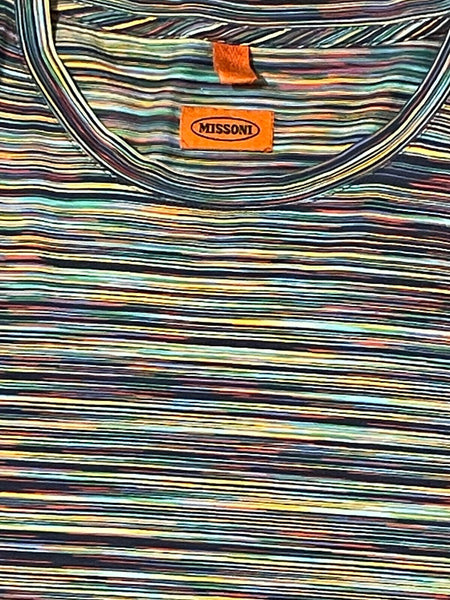Missoni Space-dyed Cotton T-shirt In Multicolour Size XXL - V & G Luxe Boutique