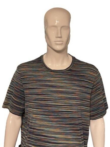 Missoni Space-dyed Cotton T-shirt In Multicolour Size XXL - V & G Luxe Boutique