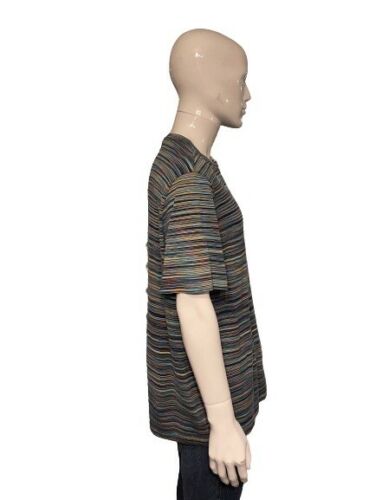 Missoni Space-dyed Cotton T-shirt In Multicolour Size XXL - V & G Luxe Boutique