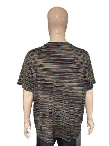 Missoni Space-dyed Cotton T-shirt In Multicolour Size XXL - V & G Luxe Boutique